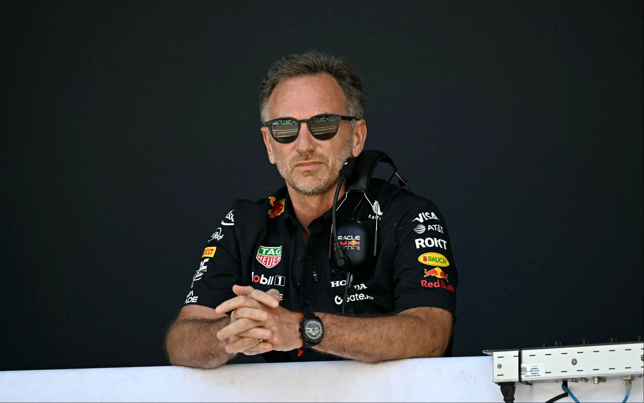 Christian Horner é chefe de equipe da Red Bull (Foto: Gabriel BOUYS/AFP)