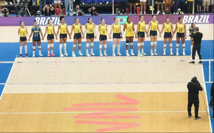 Brasil enfrenta as italianas na última rodada da VNL no Rio de Janeiro