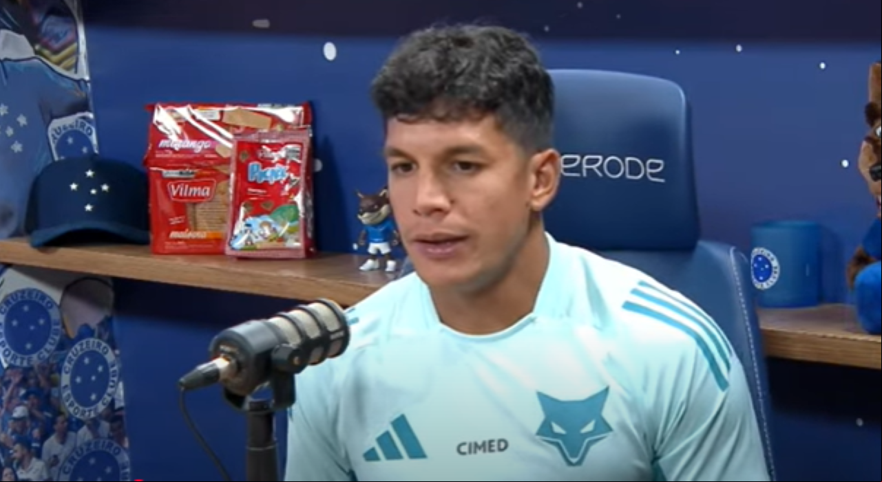 Lucas Romero em entrevista ao Cruzeiro Cast