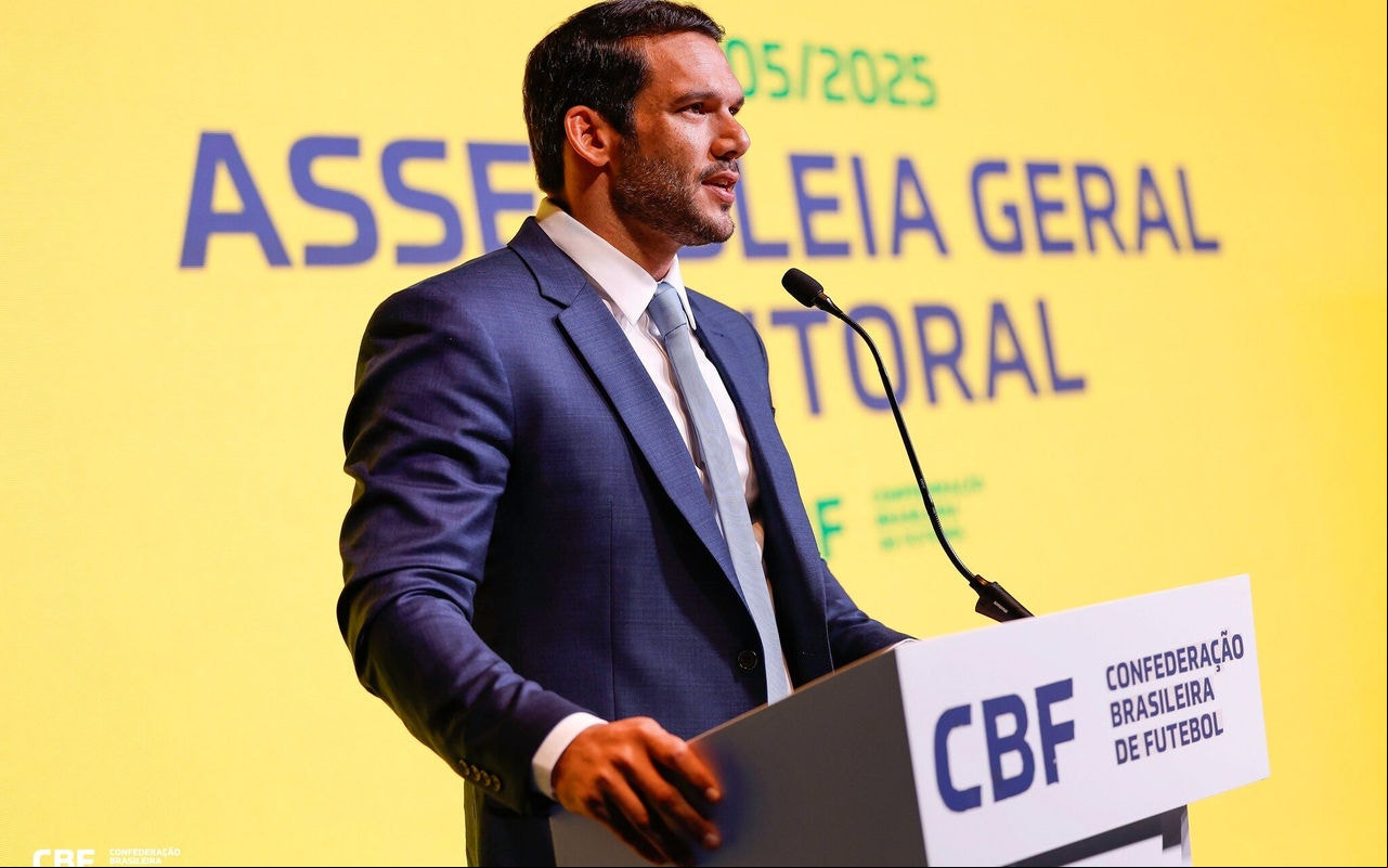Samir Xaud, novo presidente da CBF (Foto: Rafael Ribeiro/CBF)