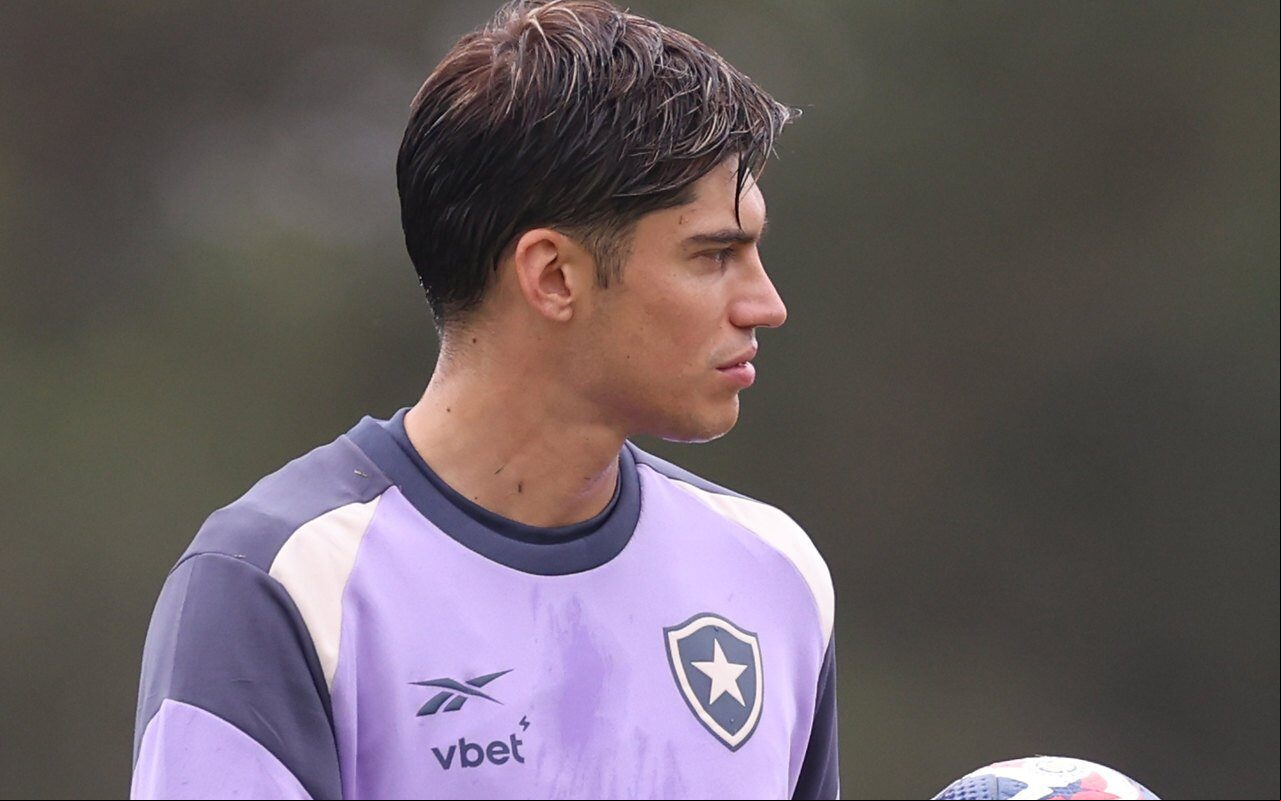 Joaquín Correa em treino do Botafogo antes do Mundial de Clubes (Foto: Vitor Silva / Botafogo)