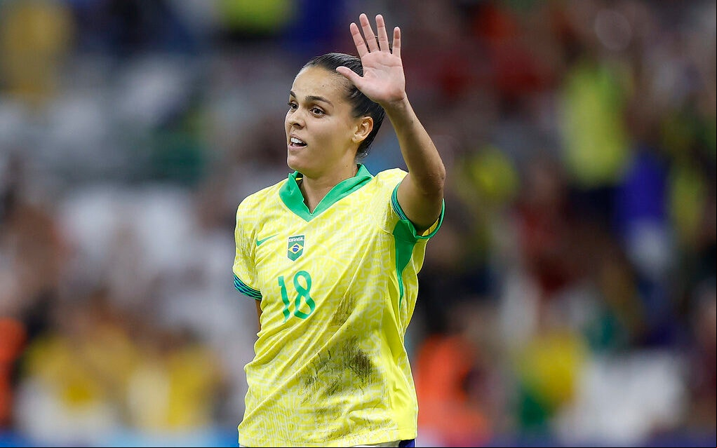 Gabi Portilho foi destaque da Seleção nos Jogos de Paris. (Foto: CBF/Divulgação)
